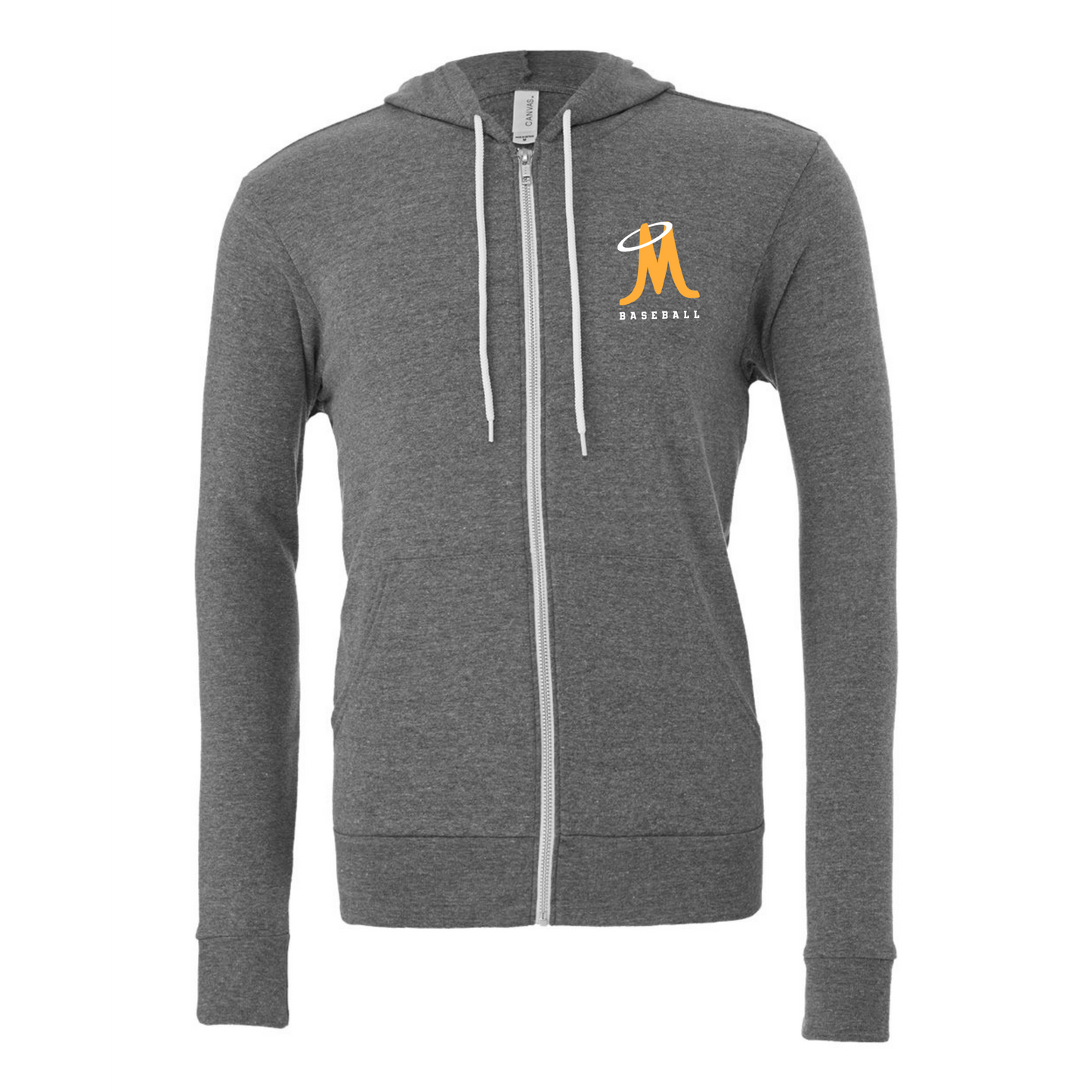 Zip Up Fleece Baseball Hoodie