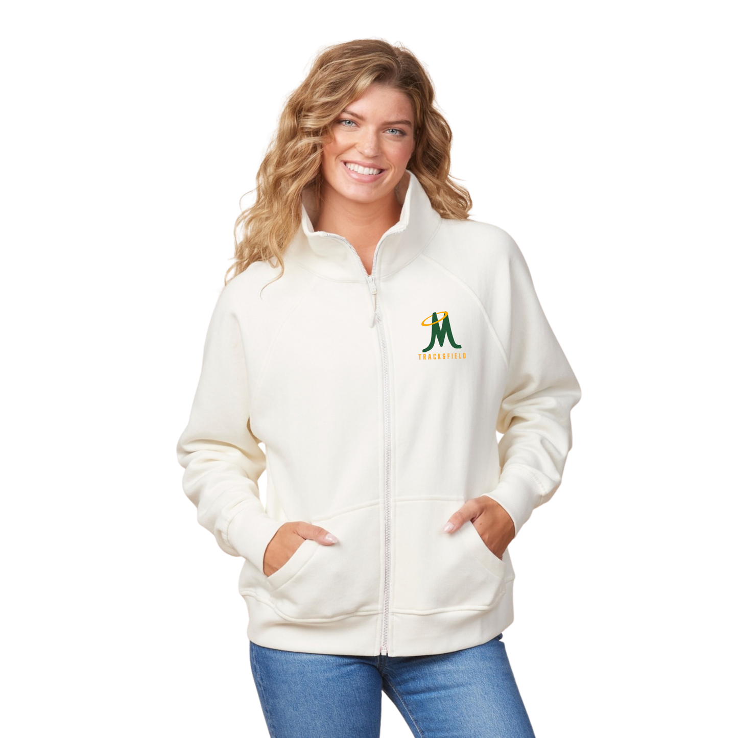 Women's Boxy Full Zip Fleece Track & Field