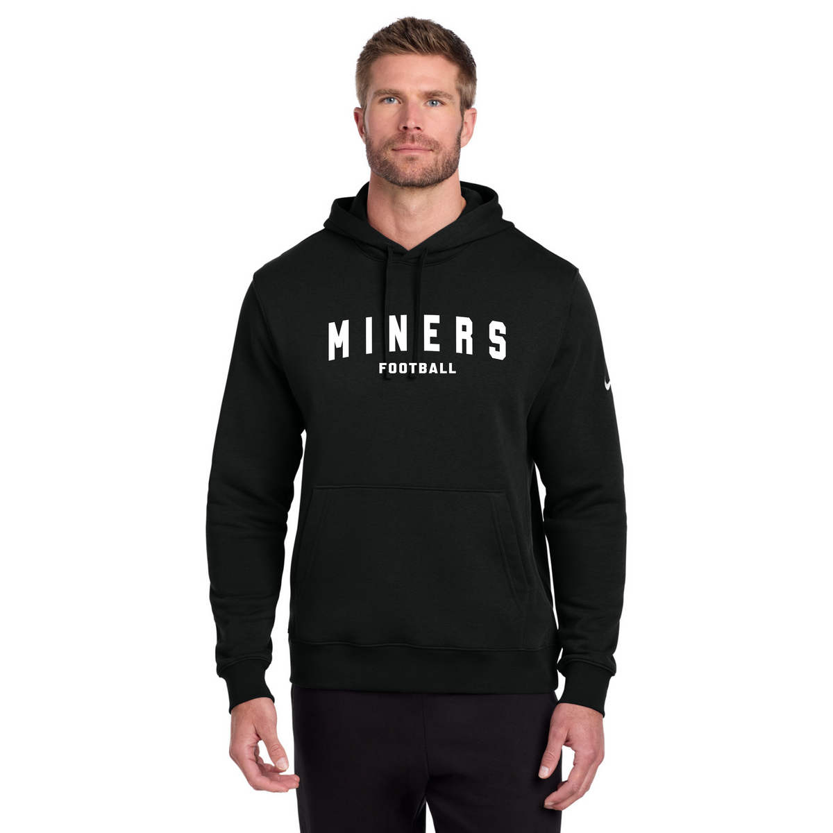 Nike Club Swoosh Pullover Hoodie - Football