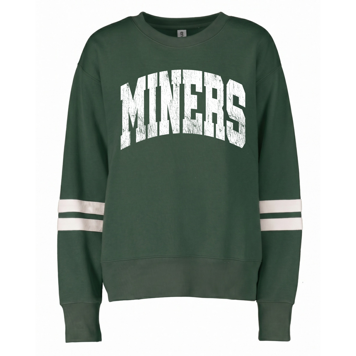 Ladies Boxy Varsity Distressed Miners