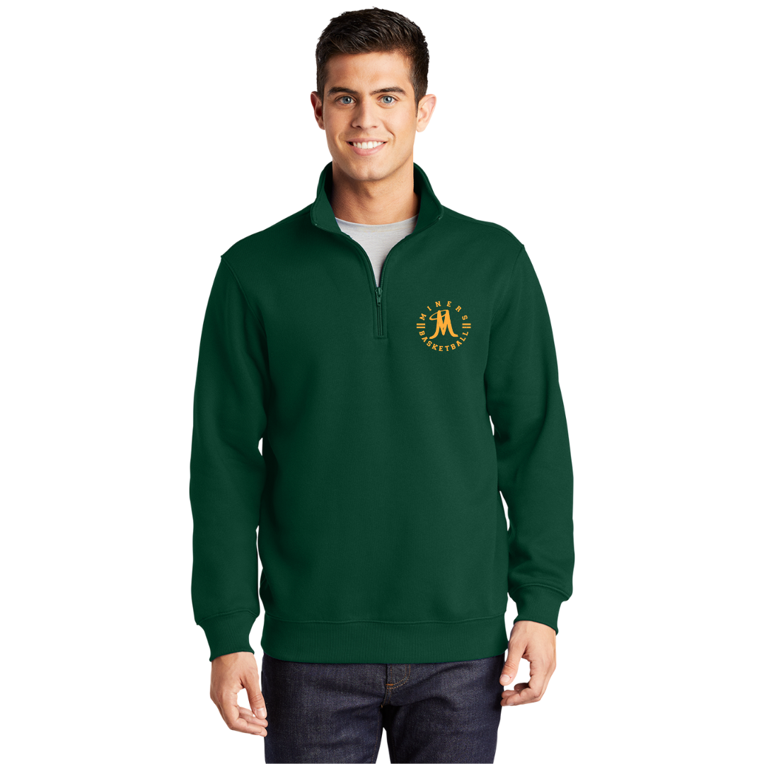 Quarter Zip Basketball Pullover