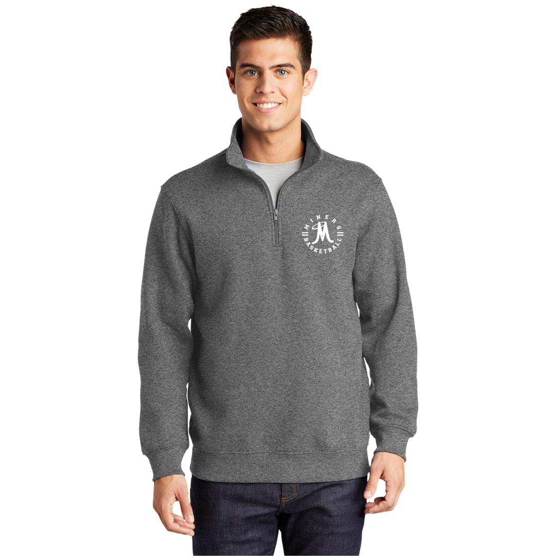 Quarter Zip Basketball Pullover