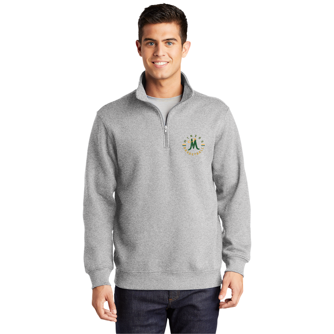 Quarter Zip Basketball Pullover