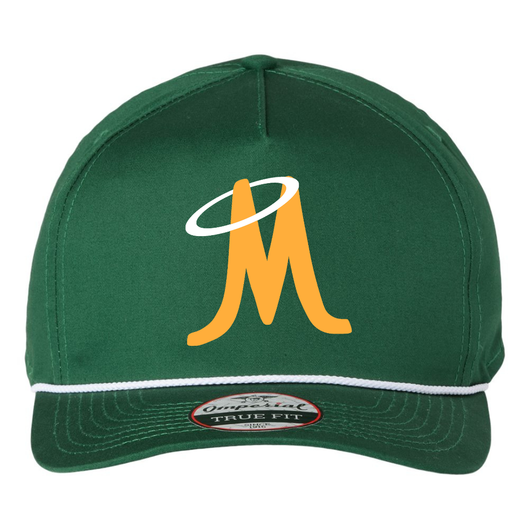 Green Retro Rope Hat