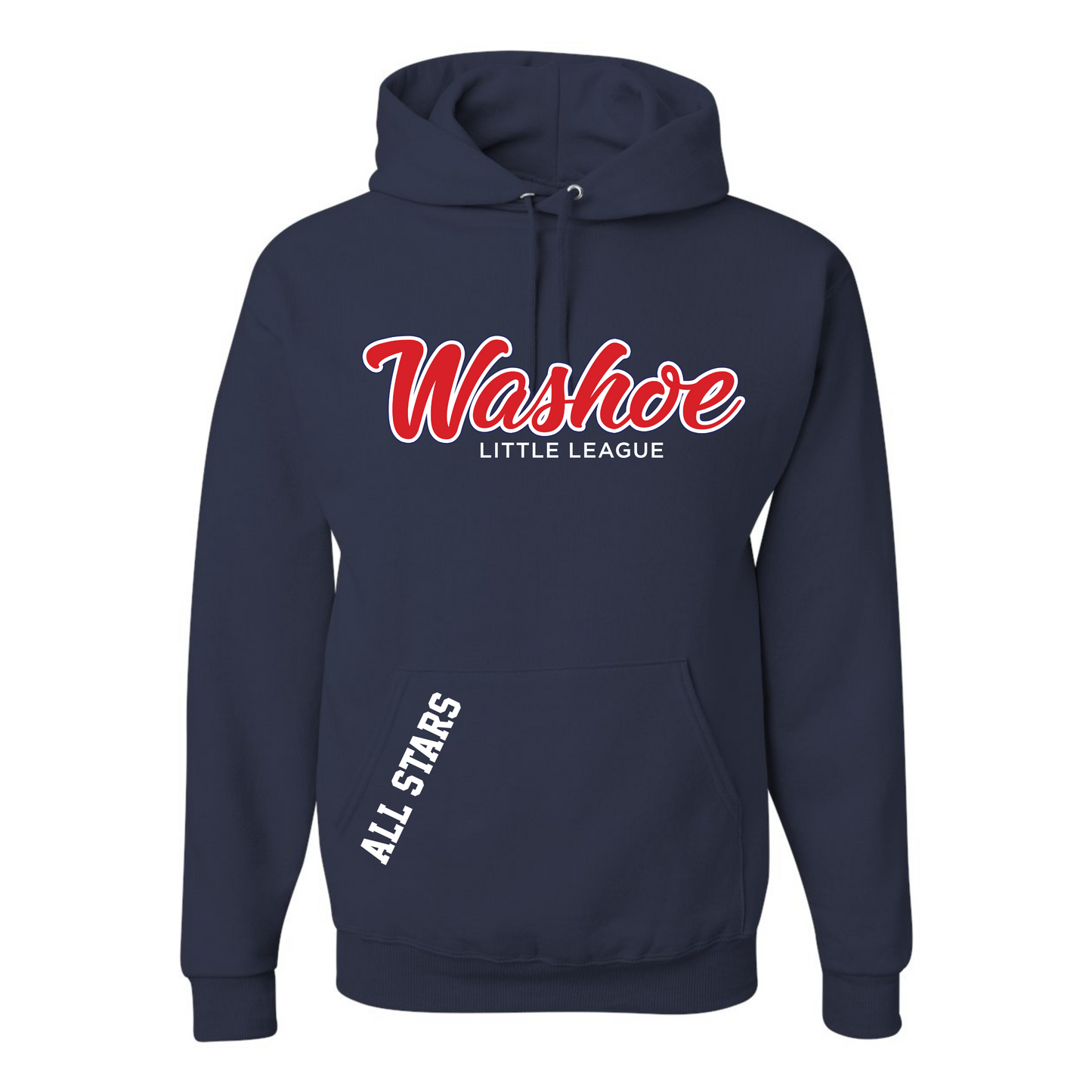 Washoe Cursive Logo All Stars Hoodie