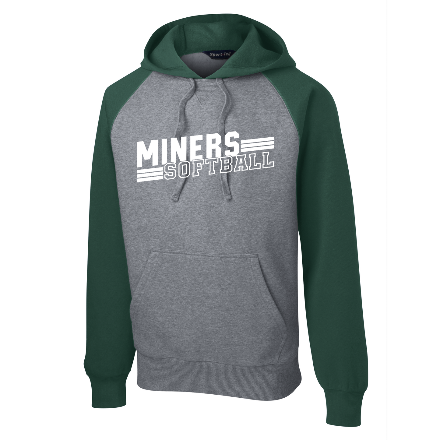 Colorblock Raglan Hoodie - Softball