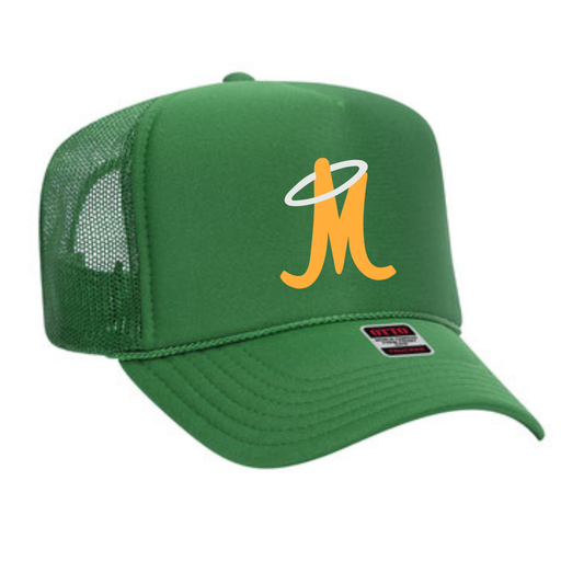 Kelly Green Baseball Trucker Hats