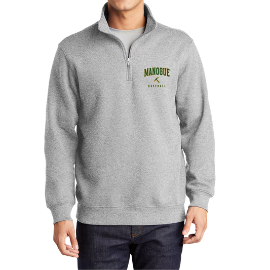Manogue Quarter Zip Baseball Pullover