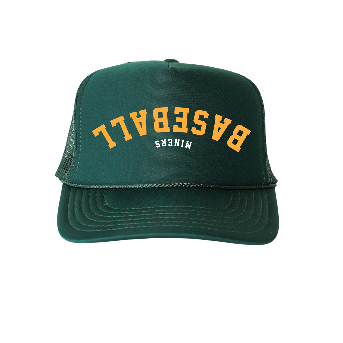Dark Green Baseball Trucker Hats