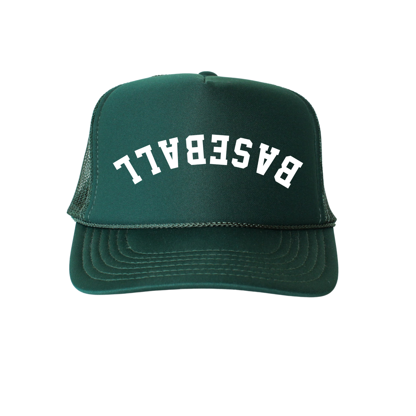 Dark Green Baseball Trucker Hats