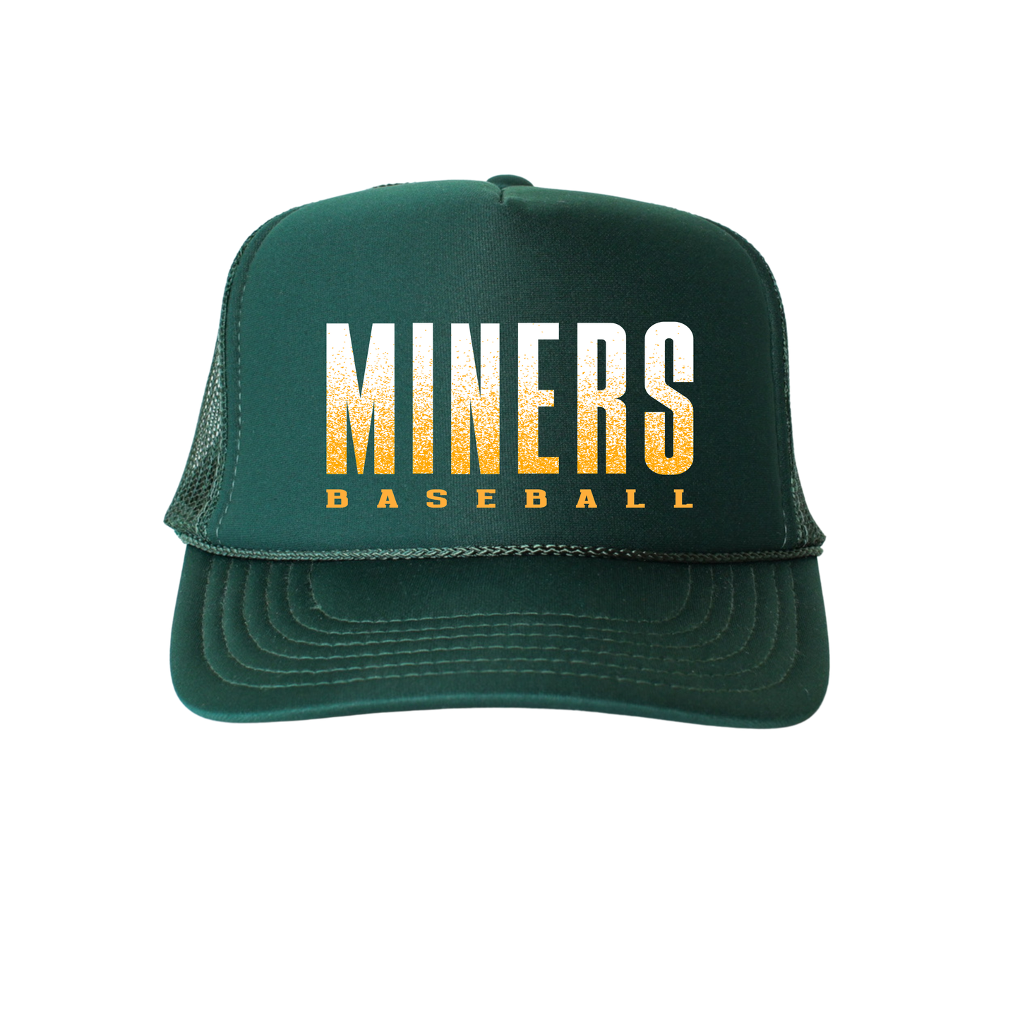 Dark Green Baseball Trucker Hats