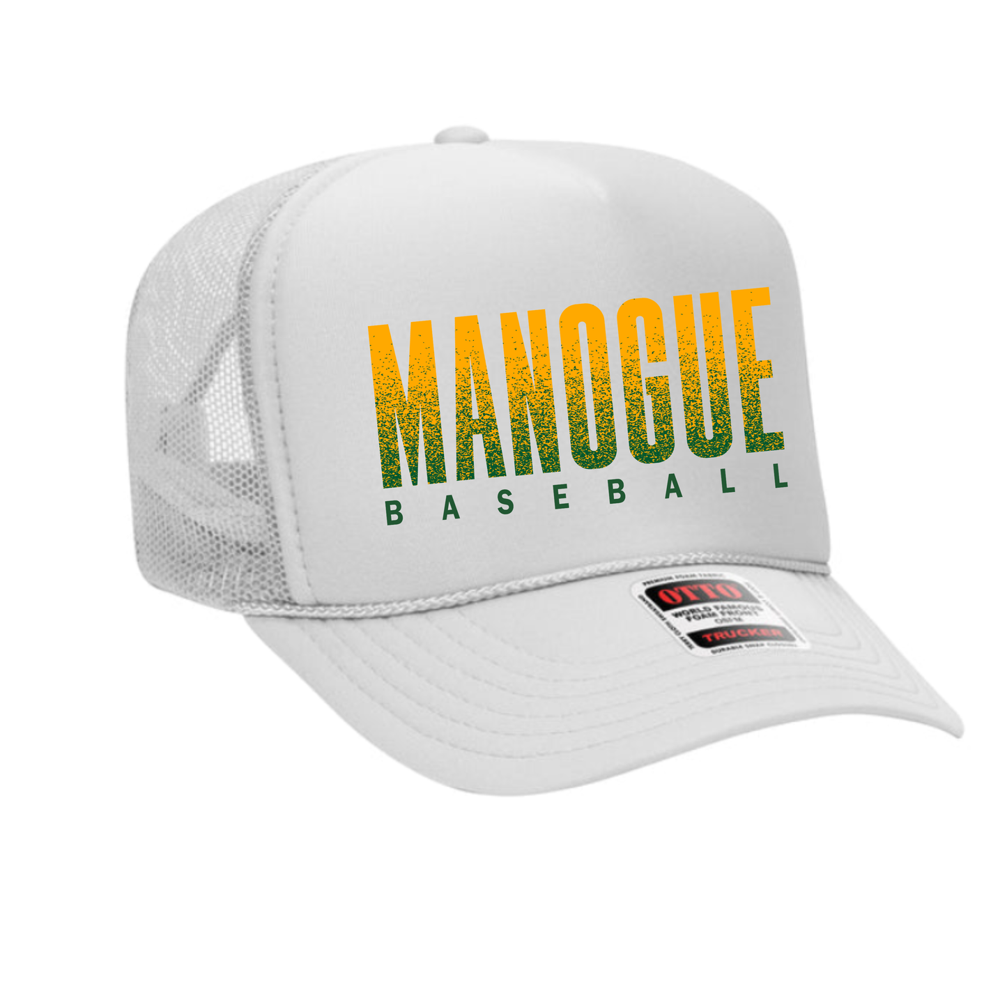White Baseball Trucker Hats