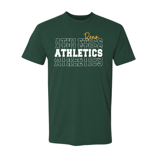 Reno Athletics Stacked Baseball