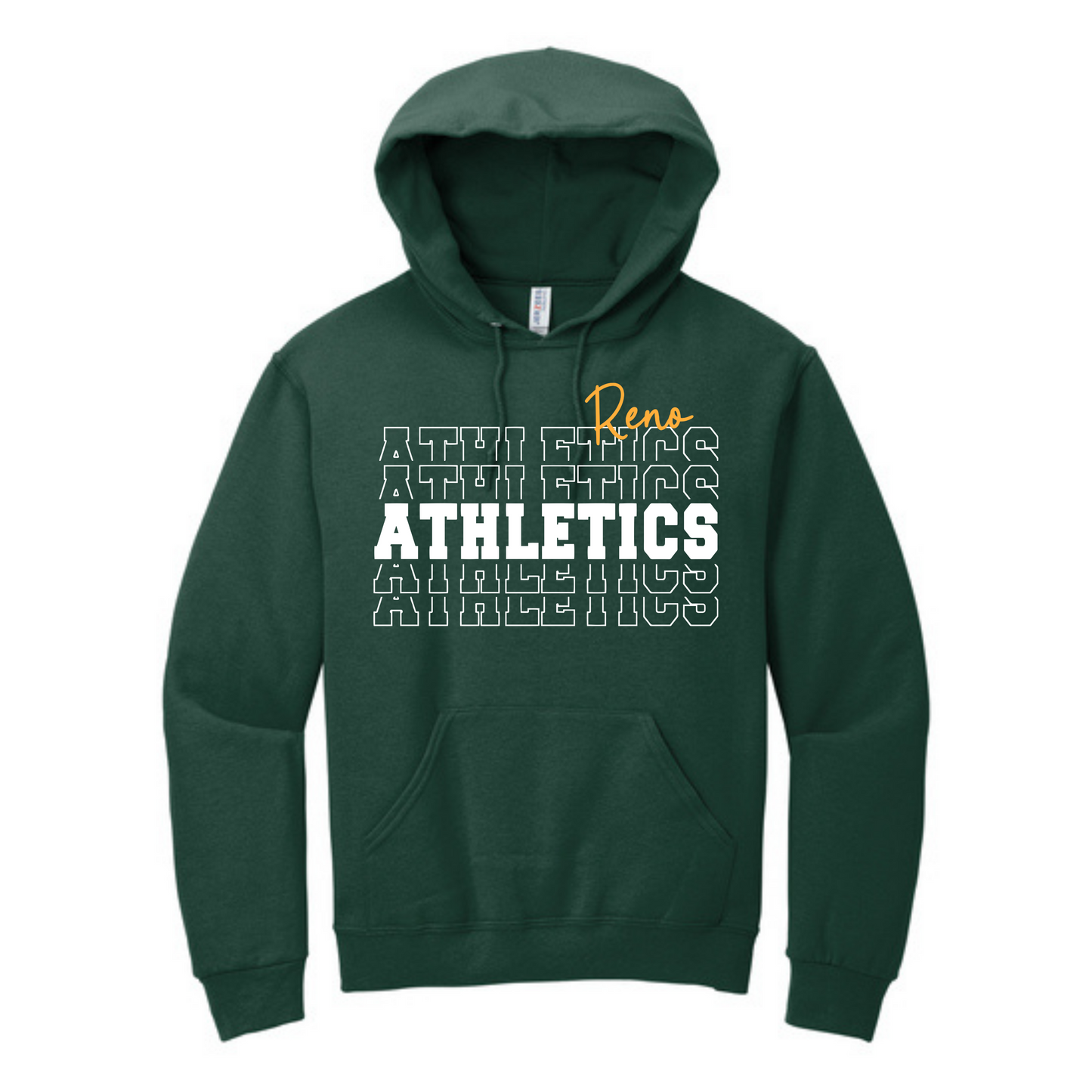Reno Athletics Stacked Baseball