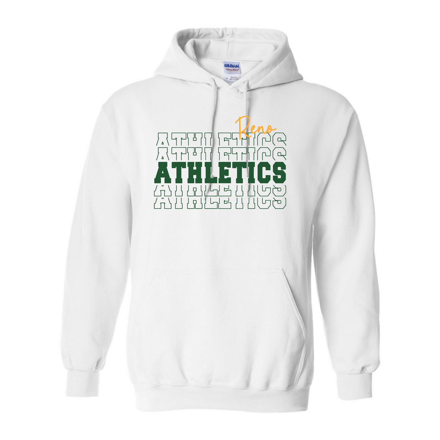 Reno Athletics Stacked Baseball