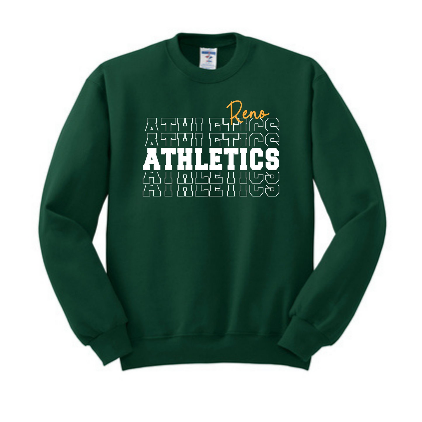 Reno Athletics Stacked Baseball