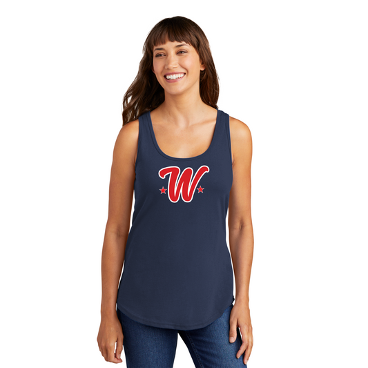 Washoe "W" Logo Women's Core Cotton Tank