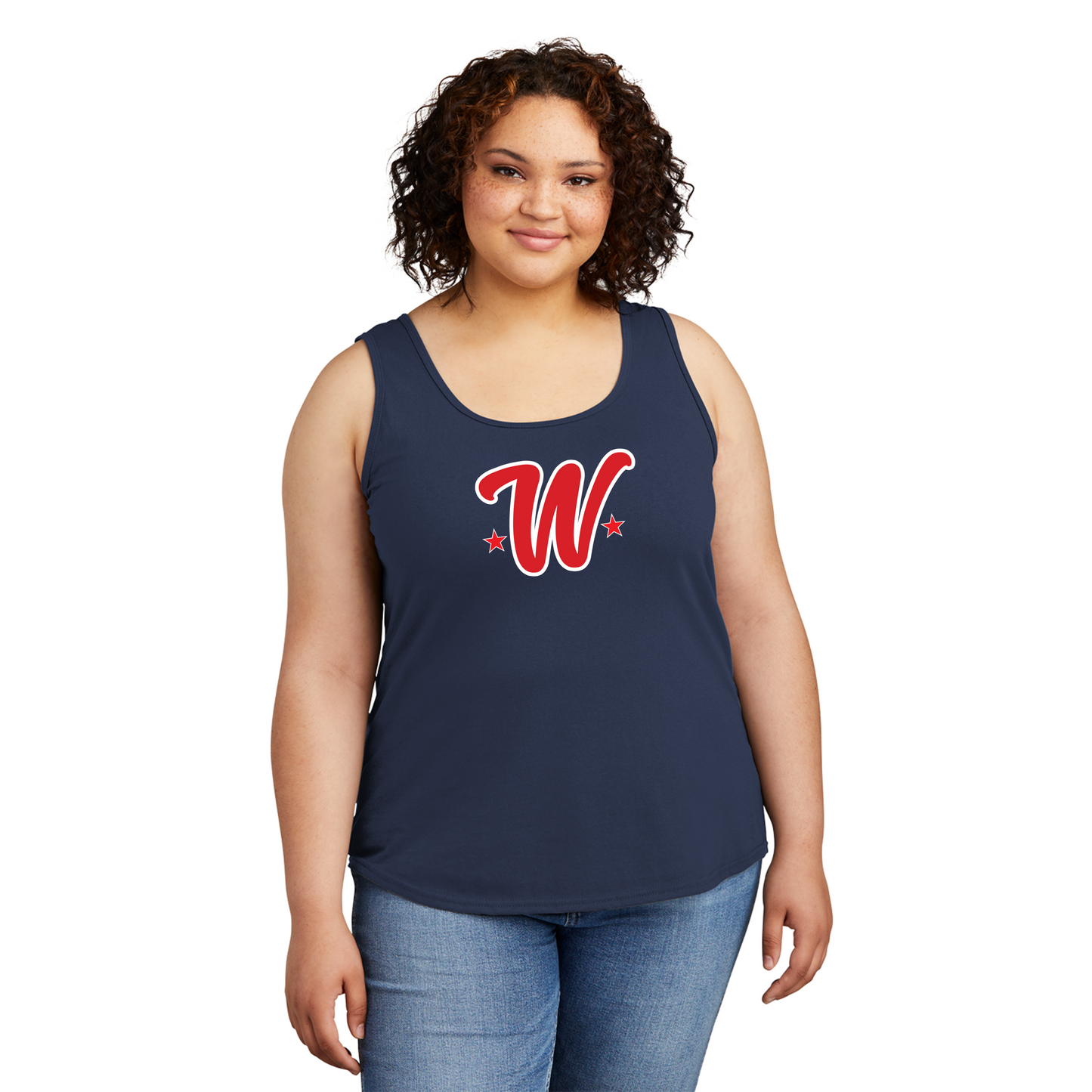 Washoe "W" Logo Women's Core Cotton Tank