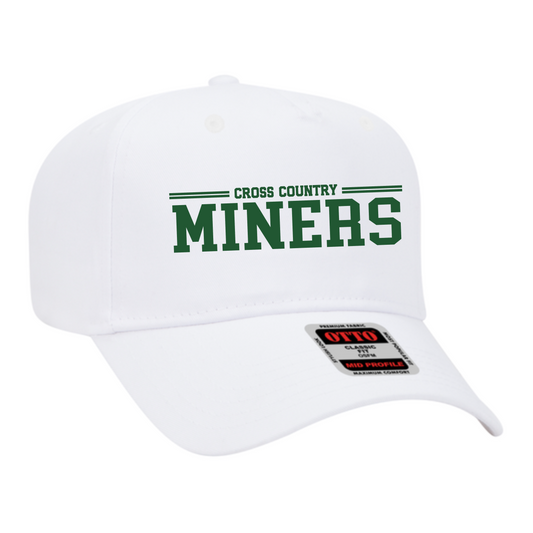 Miners 5 Panel Mid Profile Baseball Cap