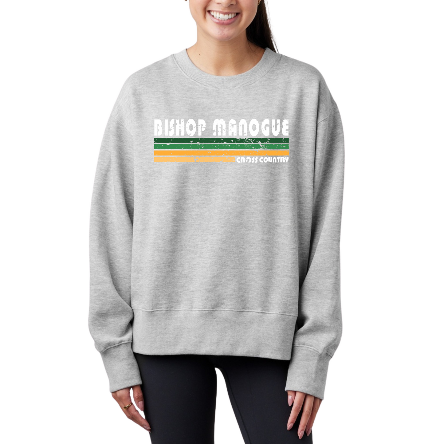 Women's Boxy Crew Retro Stripes