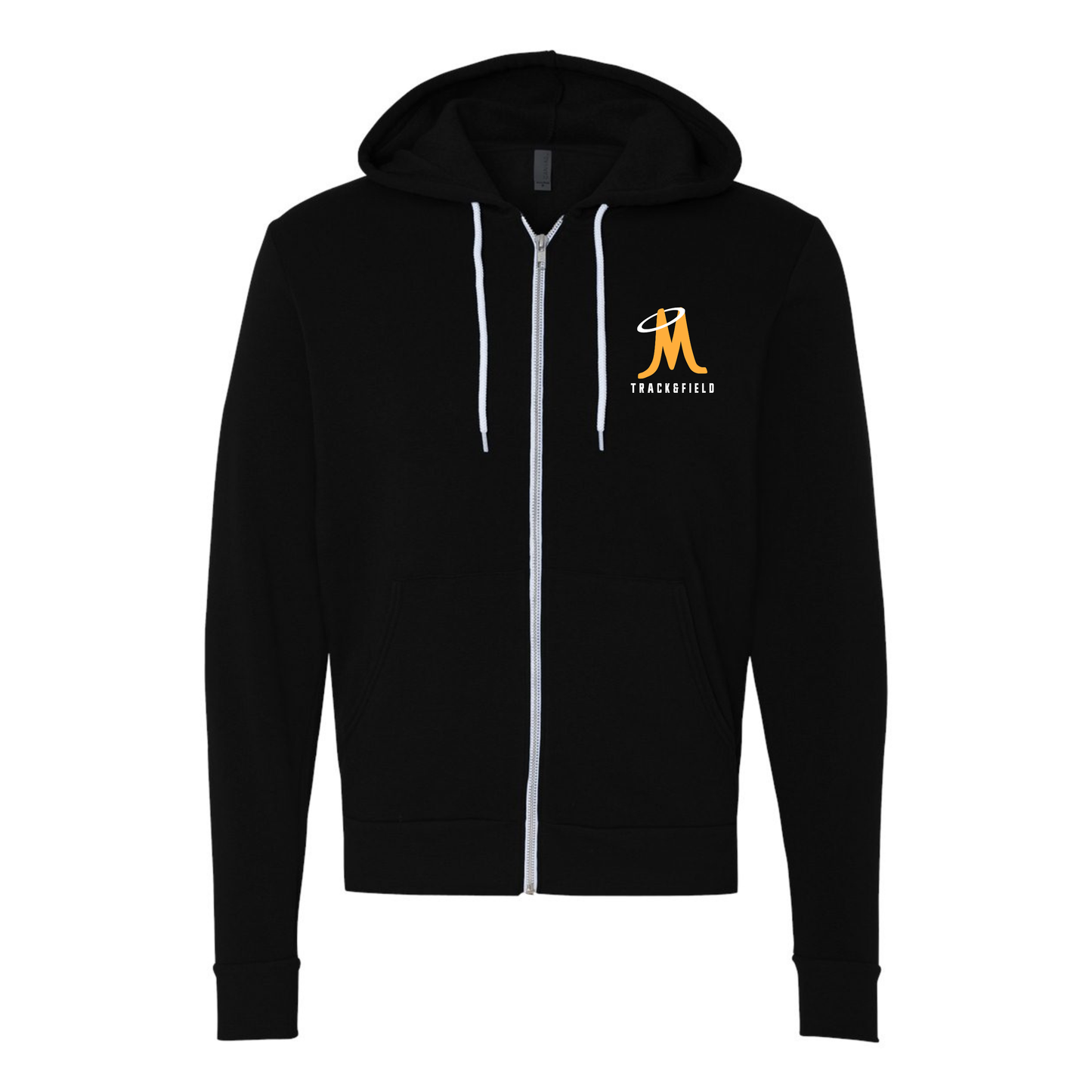 Zip Up Fleece Track & Field Hoodie