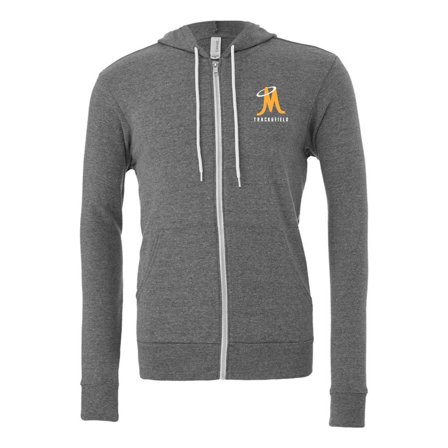 Zip Up Fleece Track & Field Hoodie