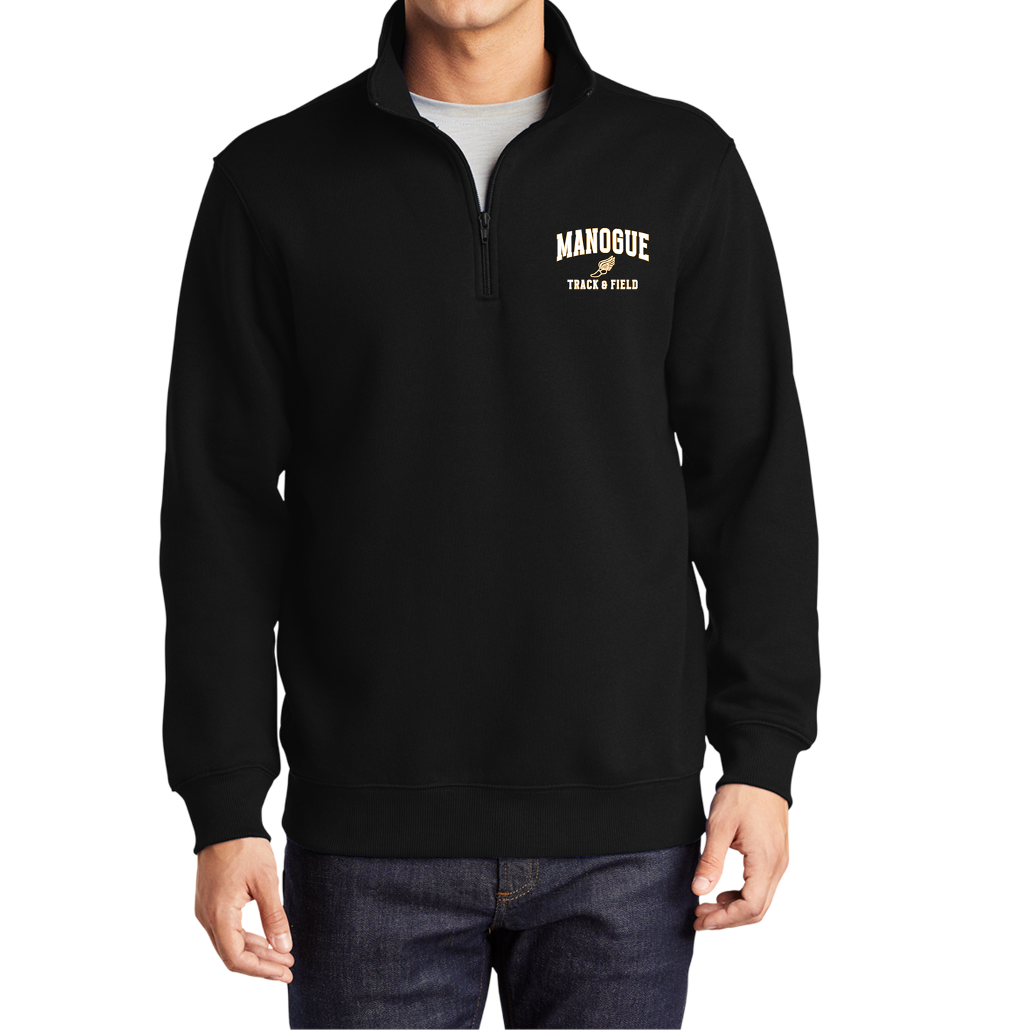 Manogue Quarter Zip Track & Field Pullover
