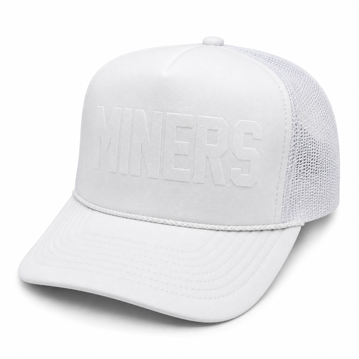 Miners Flocked Foam Trucker Hat