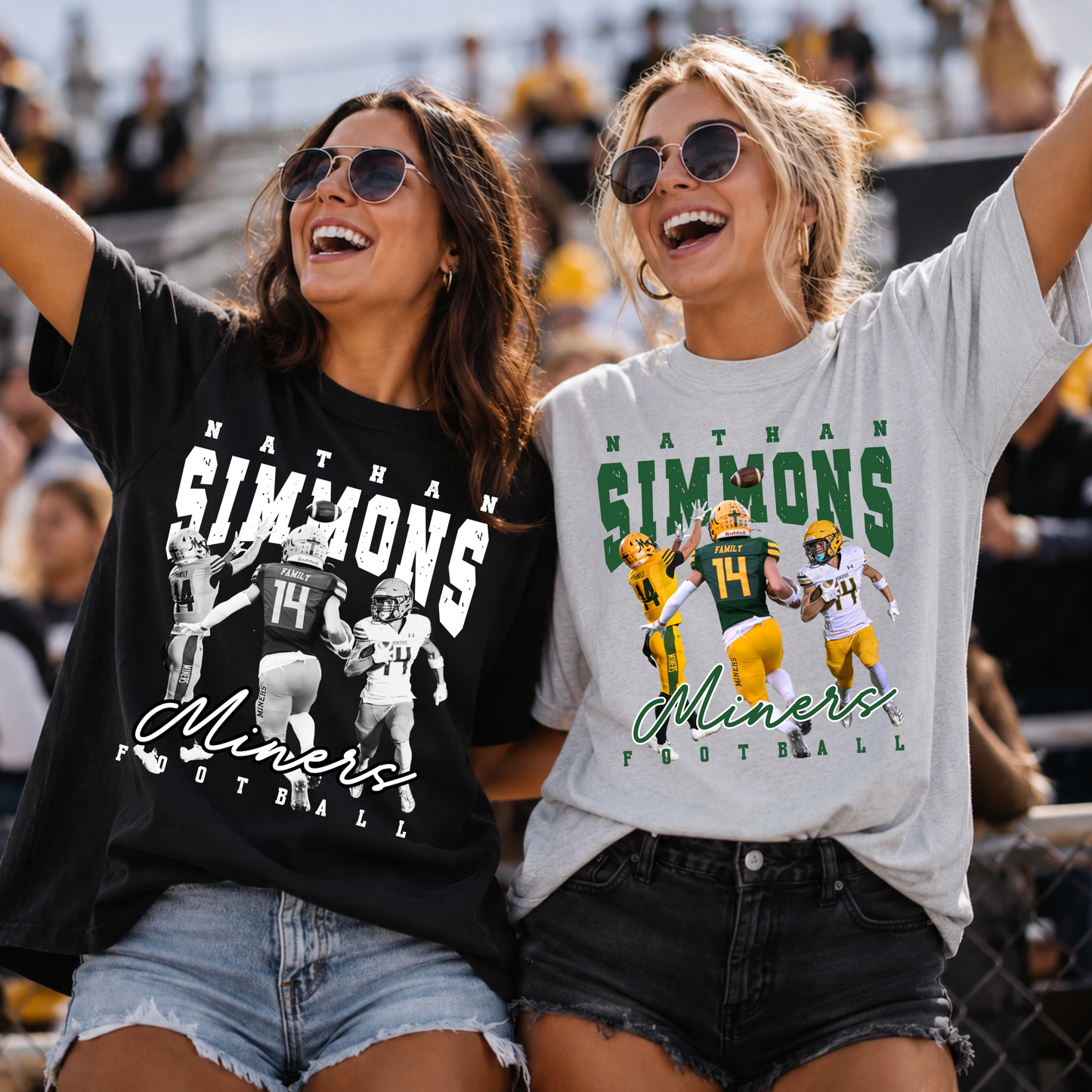 CUSTOM Photo Miners Football Shirt
