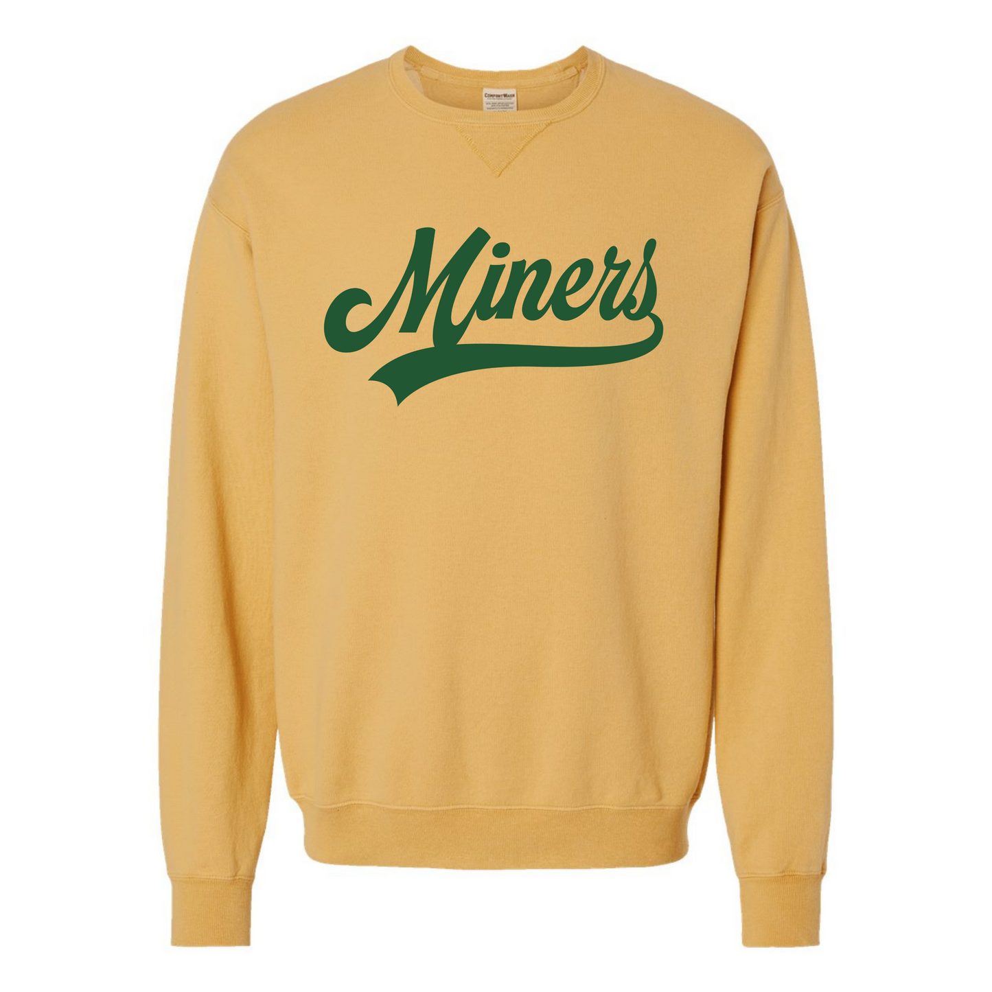 Vintage Miners Swoosh Football