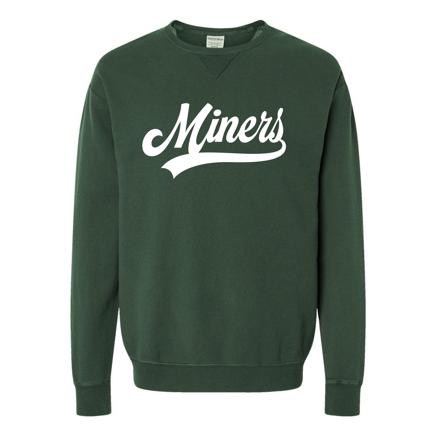 Vintage Miners Swoosh Football