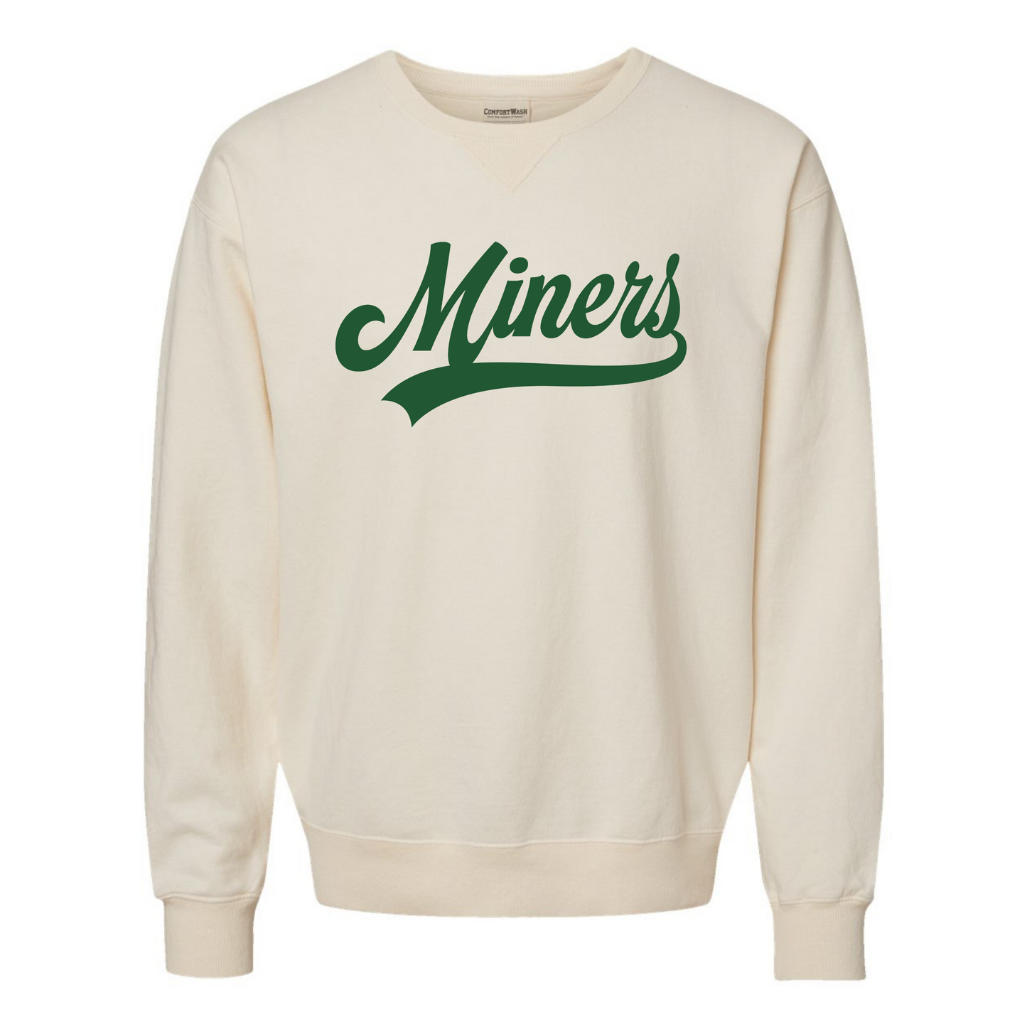 Vintage Miners Swoosh Football