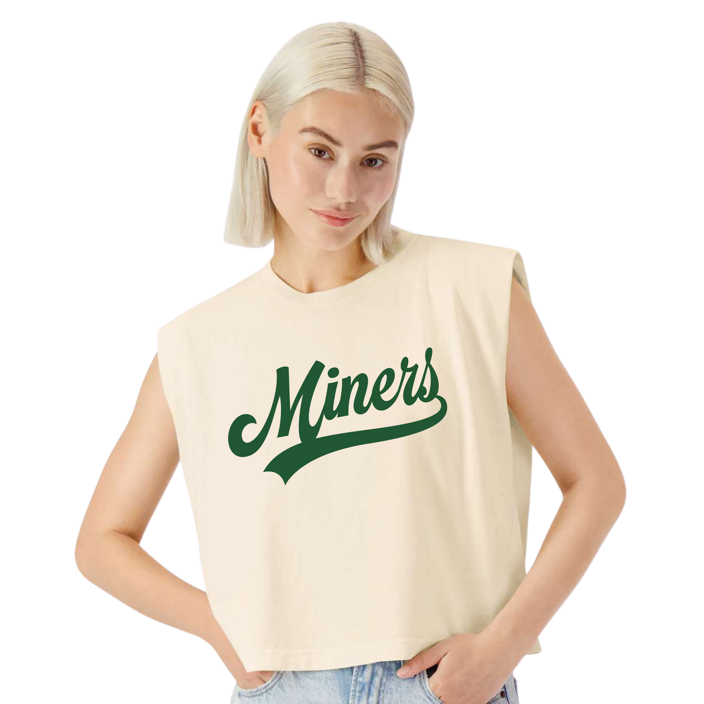 Women's Garment-Dyed Muscle Tee