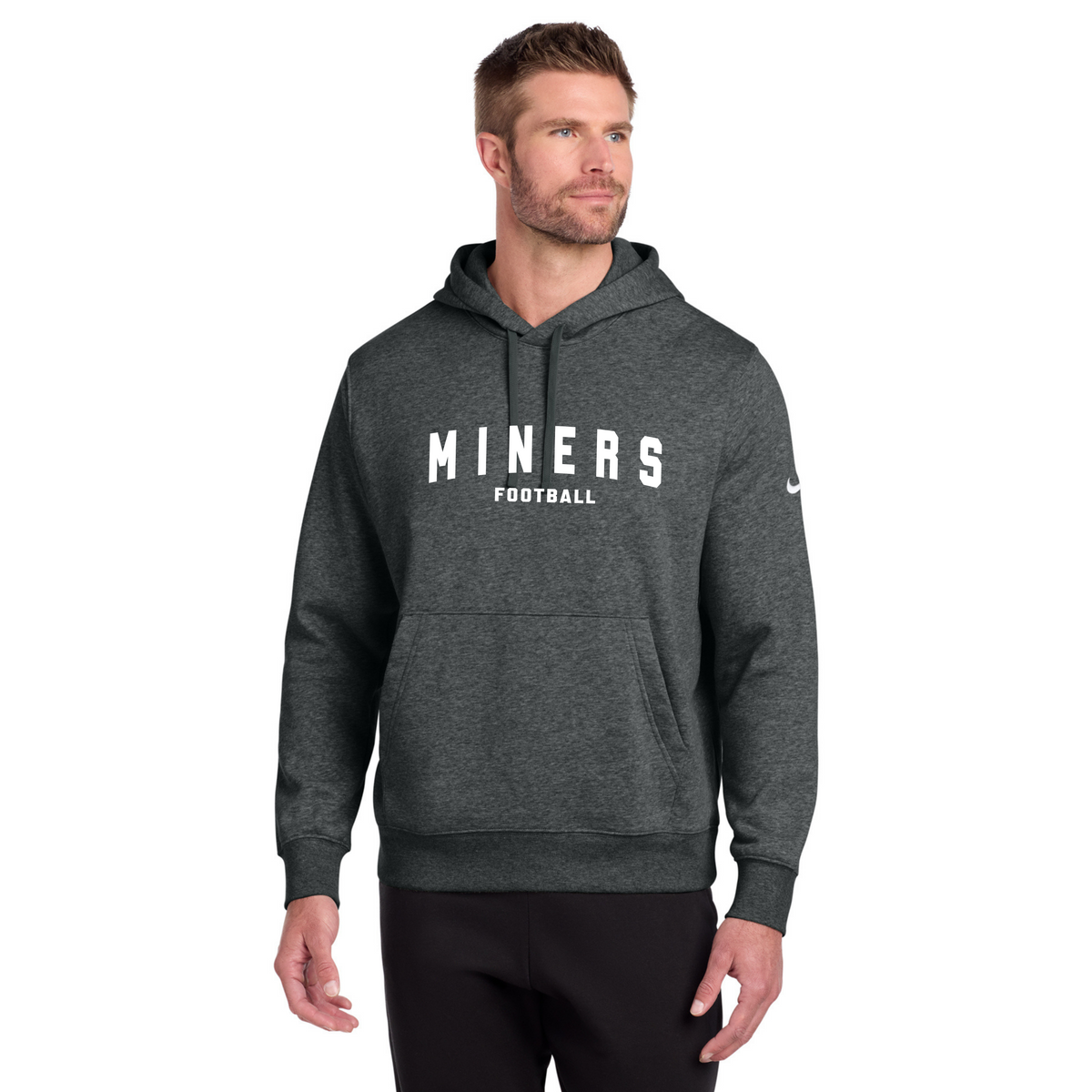 Nike Club Swoosh Pullover Hoodie - Football
