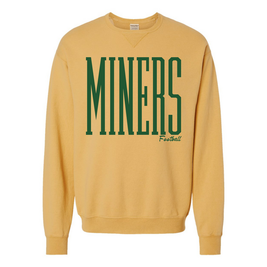 Vintage Tall Miners Football