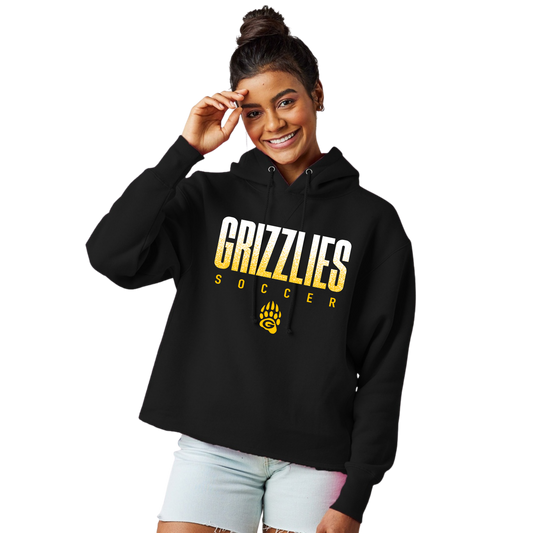 Ladies Boxy Pullover Hoodie - Grizzles Soccer