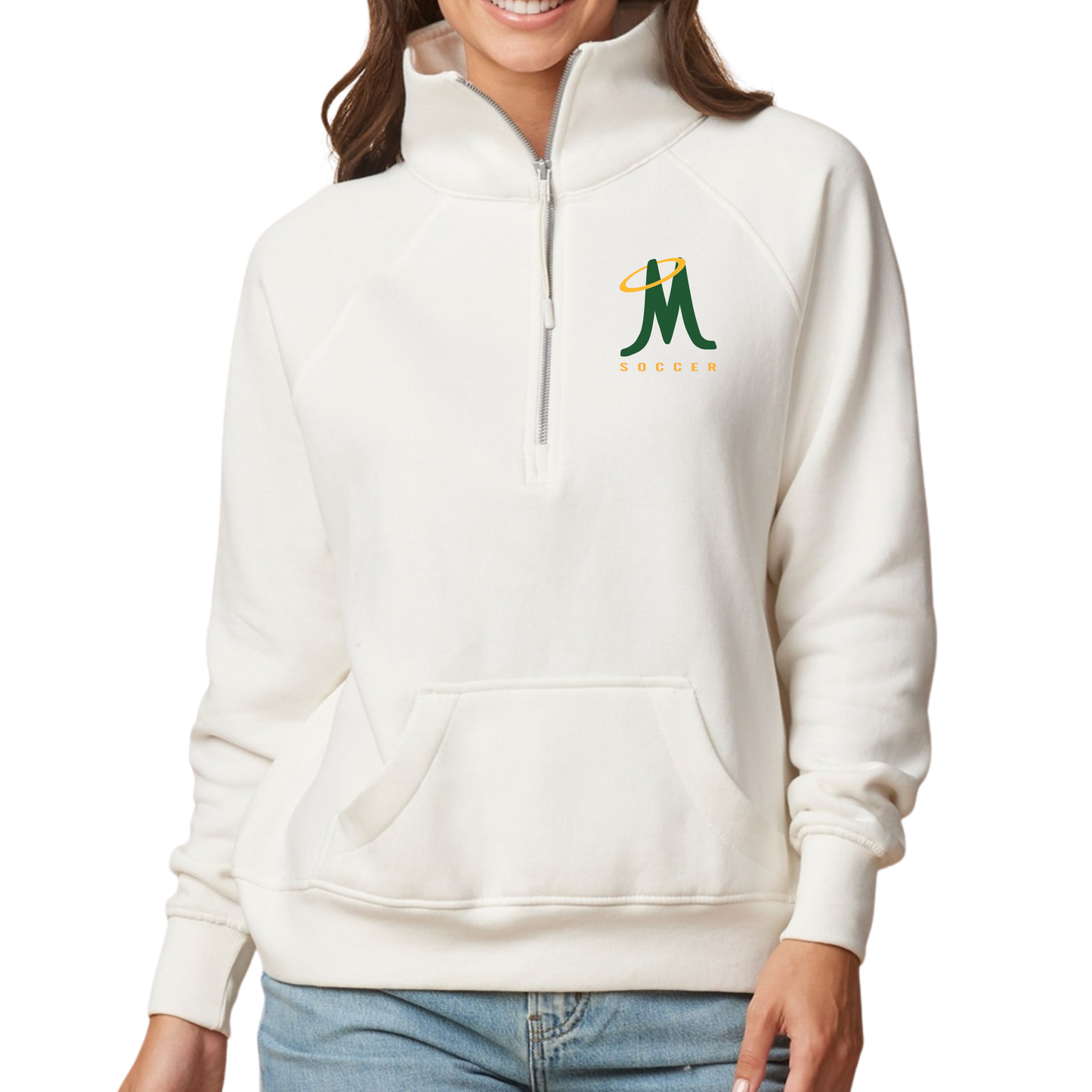 Women's Soccer Logo Half Zip