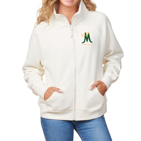 Women's Boxy Full Zip Fleece Soccer