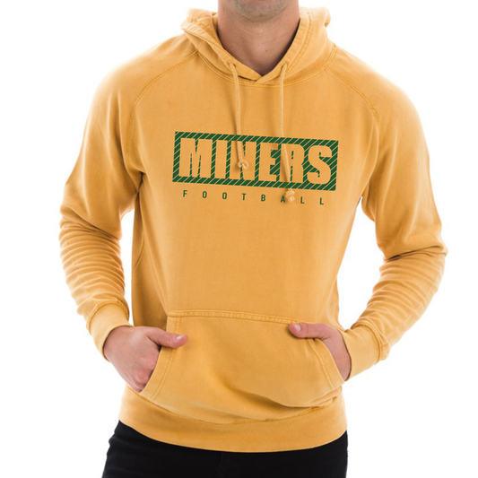 Miners Vintage Diagonal Football