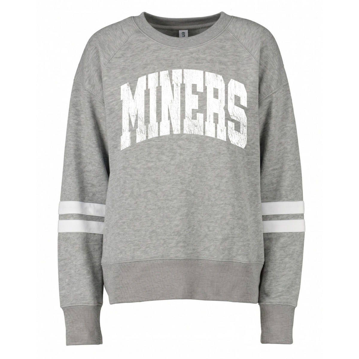 Ladies Boxy Varsity Distressed Miners
