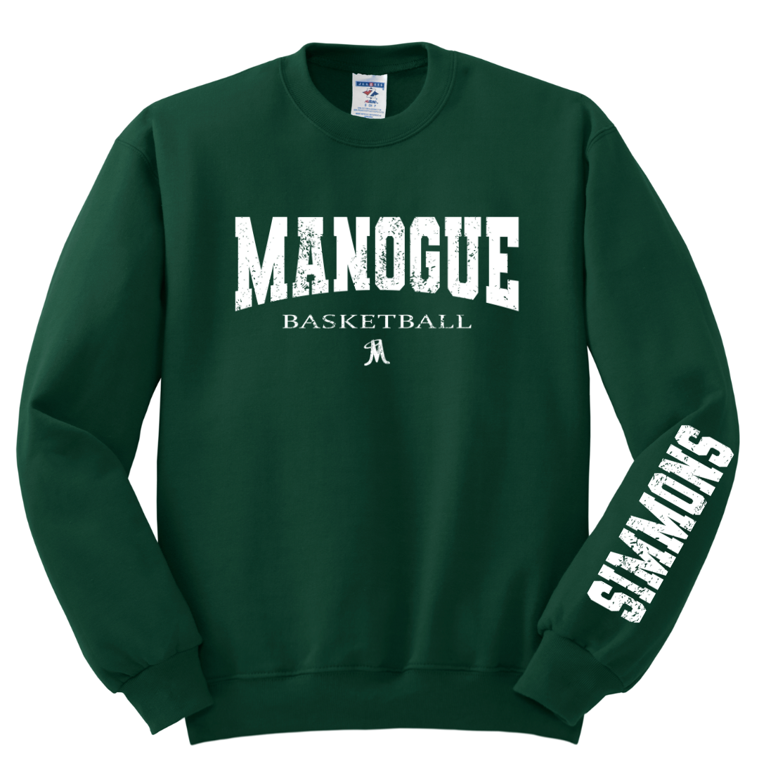 Personalized Manogue Basketball Sweatshirt