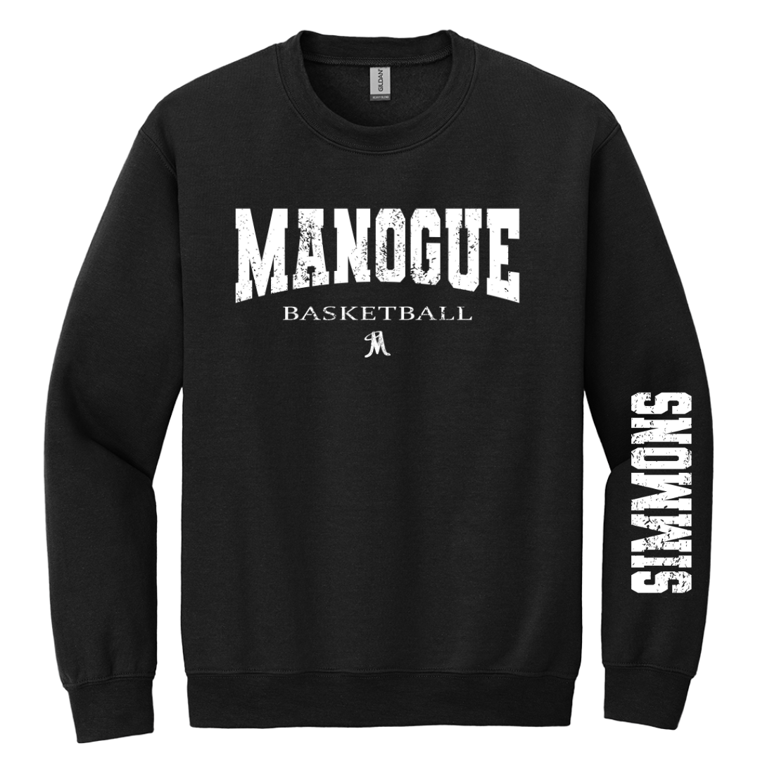 Personalized Manogue Basketball Sweatshirt