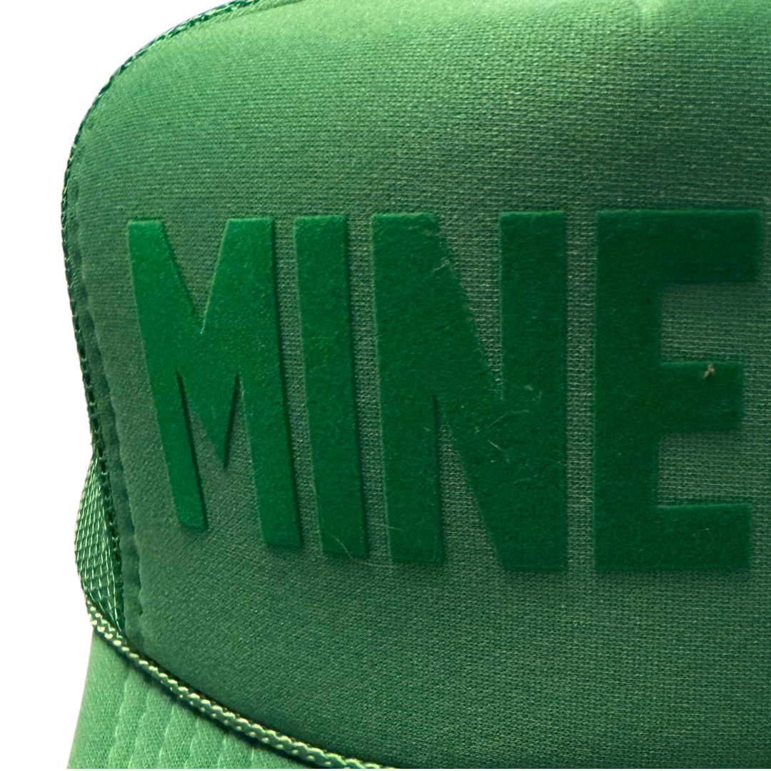 Miners Flocked Foam Trucker Hat