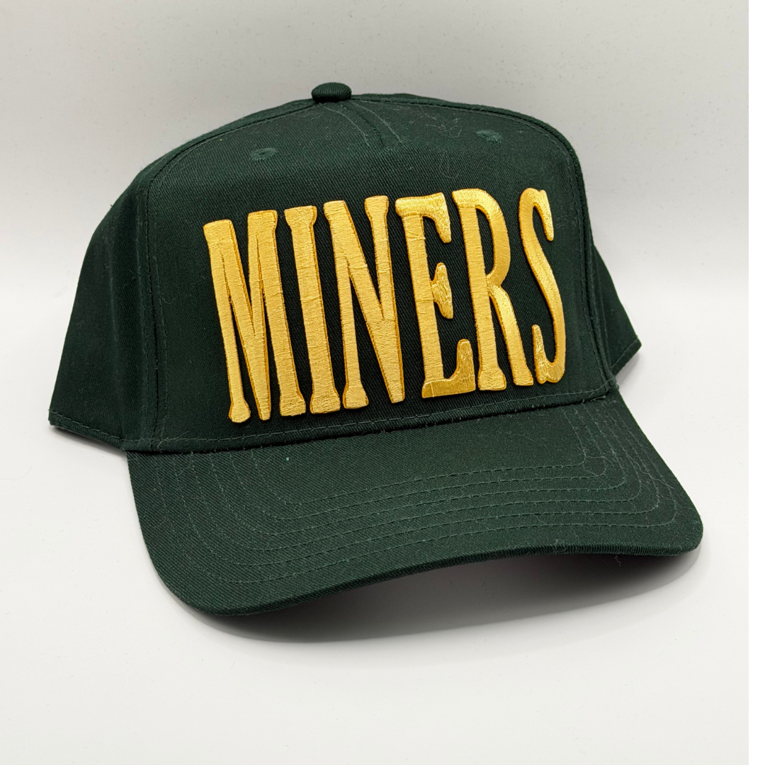 Embroidered Miners Patch Twill Hat