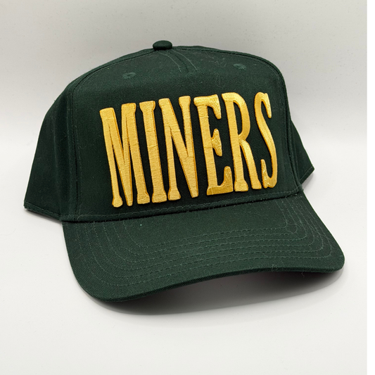 Embroidered Miners Patch Twill Hat