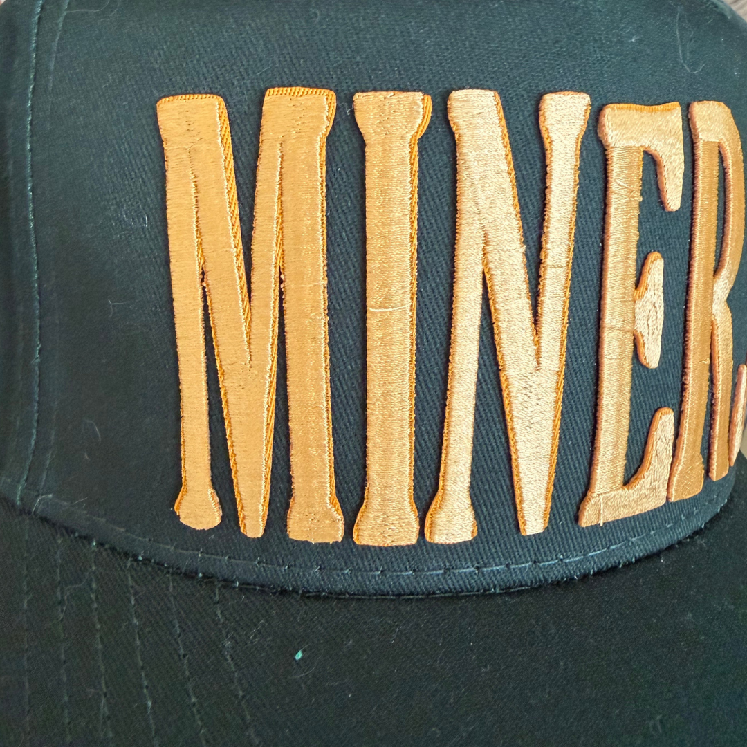 Embroidered Miners Patch Twill Hat