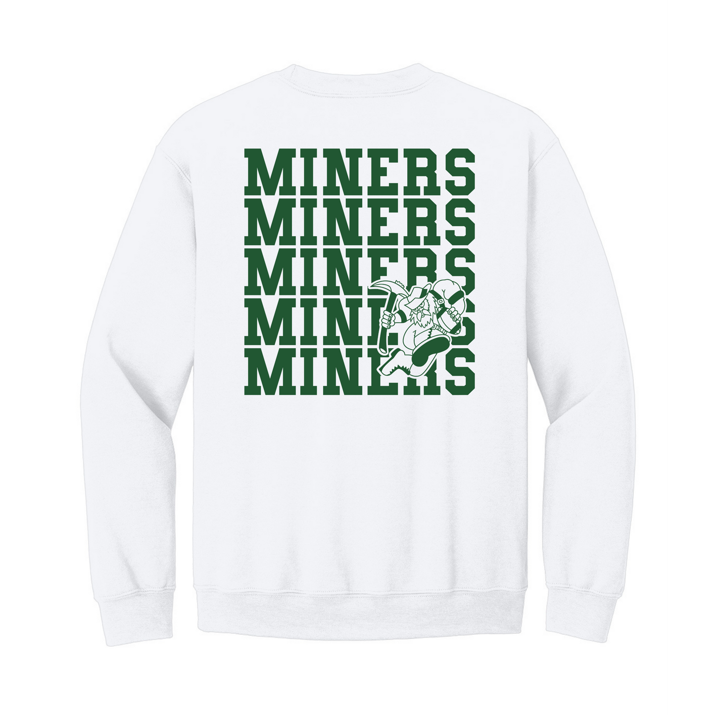 Miner Man Stacked Football
