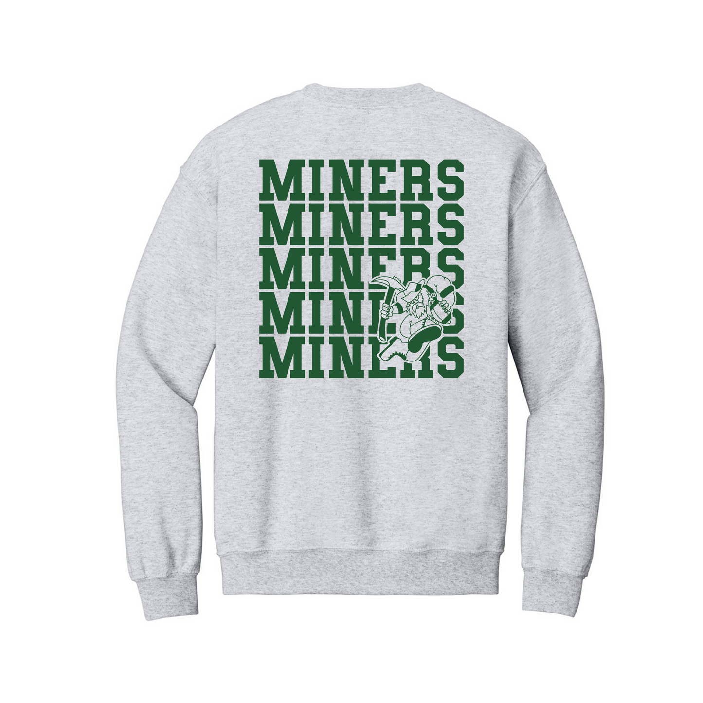 Miner Man Stacked Football