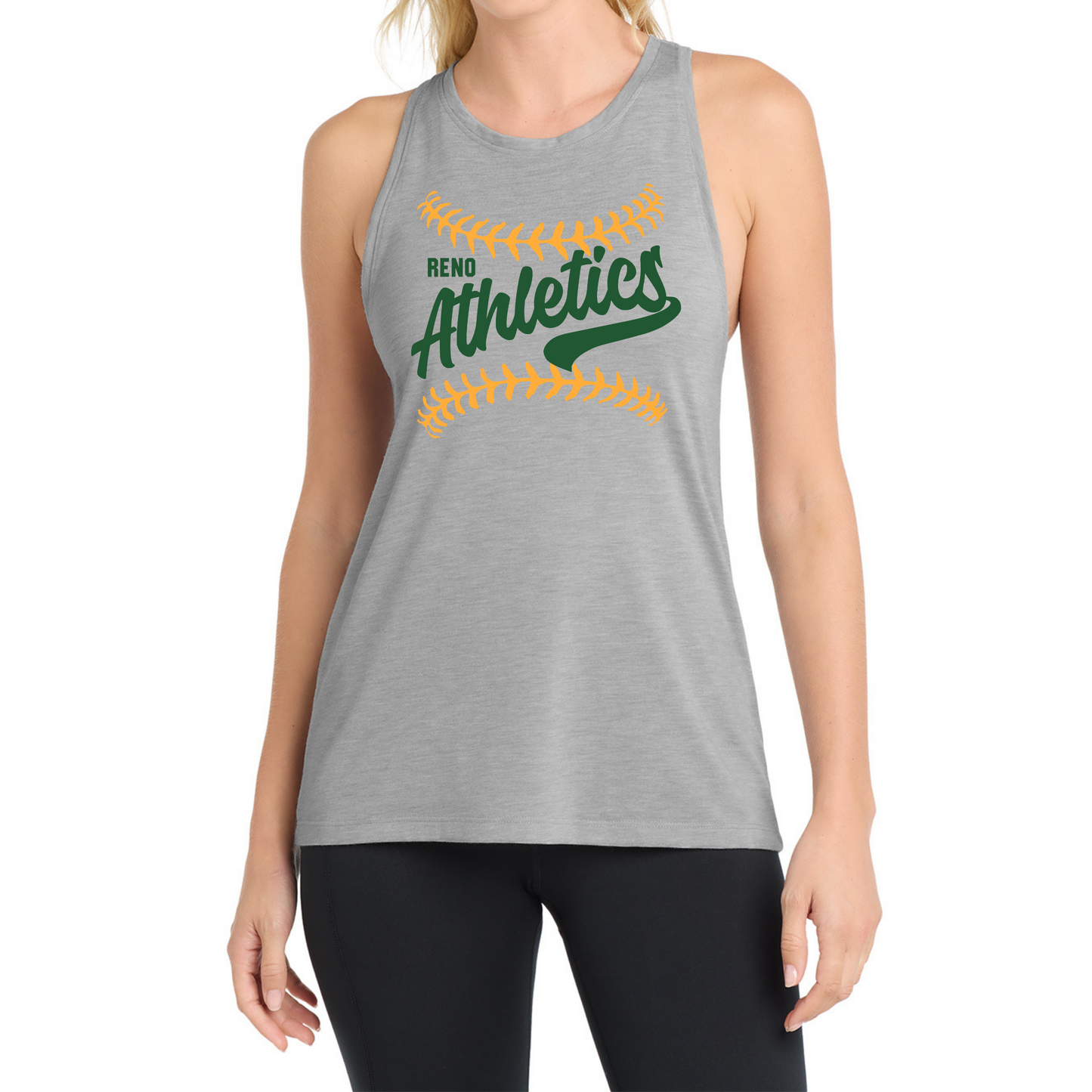Women's Tri-Blend Wicking Tank Athletics Bball