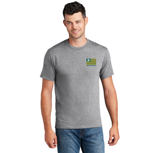Reno Athletics Pocket Flag Tshirt
